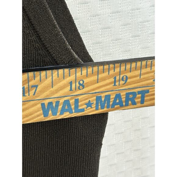 Chicos V Neck Charcoal Tank Top 3 XL Capsule Minimalist Rayon Nylon - Picture 6 of 6